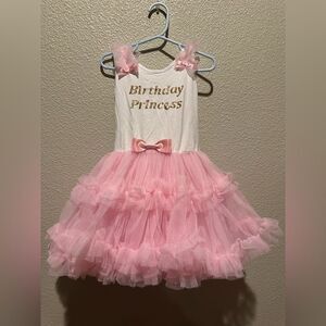 Happy Birthday Belerina Style Dress Size 3-4